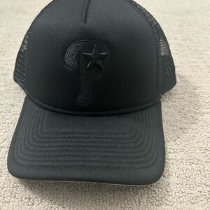 Philadelphia Phillies Black Trucker